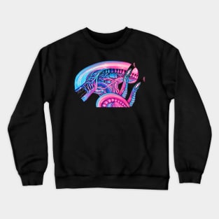 Cotton Candy Alien Crewneck Sweatshirt